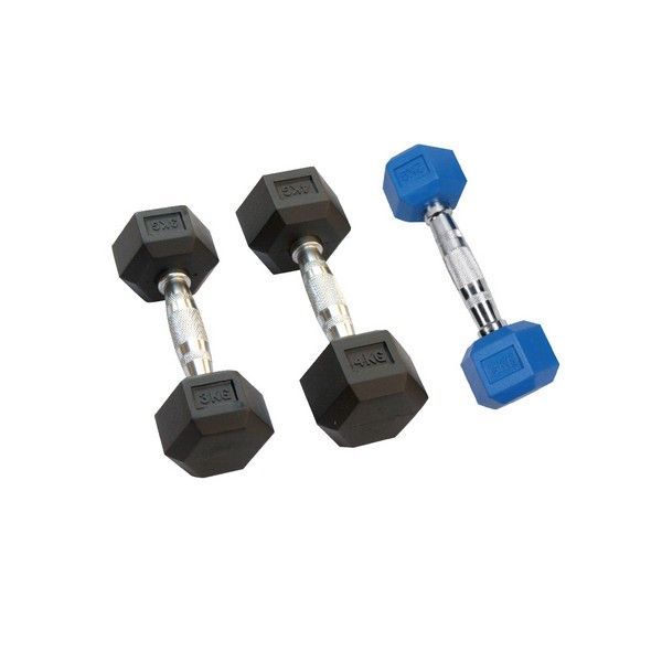 Фото Гантельный ряд MD Buddy MD2102 1-10 кг (10 пар) шаг 1 кг