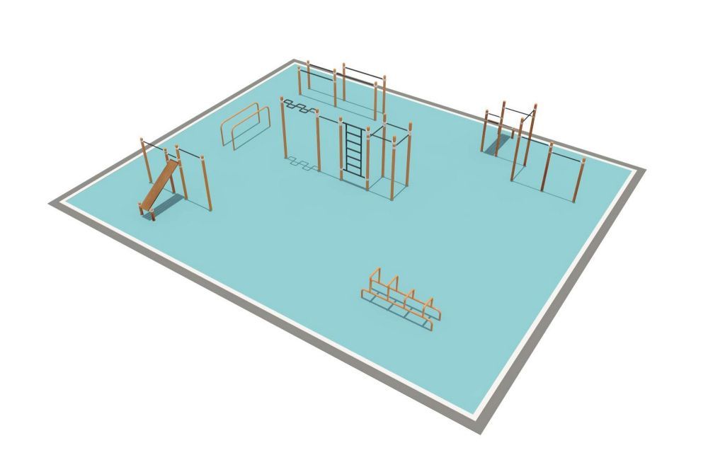 Фотографии Районная площадка для Воркаут и WRK Pioner A16736