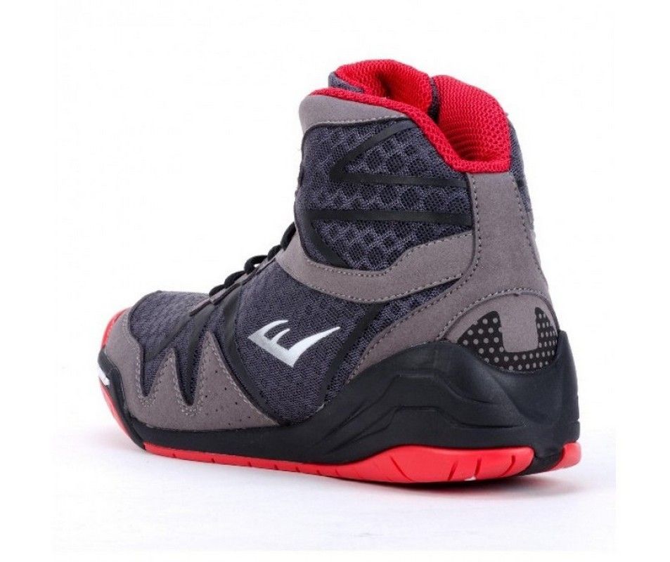Фотографии Боксерки Everlast Pivt Low Top сер/красн. P00001076 GR/RD