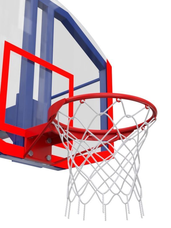 Фотографии Стойка разборная одноопорная со стритбольным щитом из оргстекла и усиленным кольцом  Pioner A13406