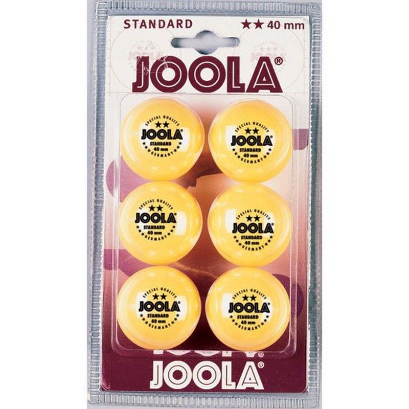 Фотографии Мячи для настольного тенниса Joola Standard** 6шт 44155 желтый
