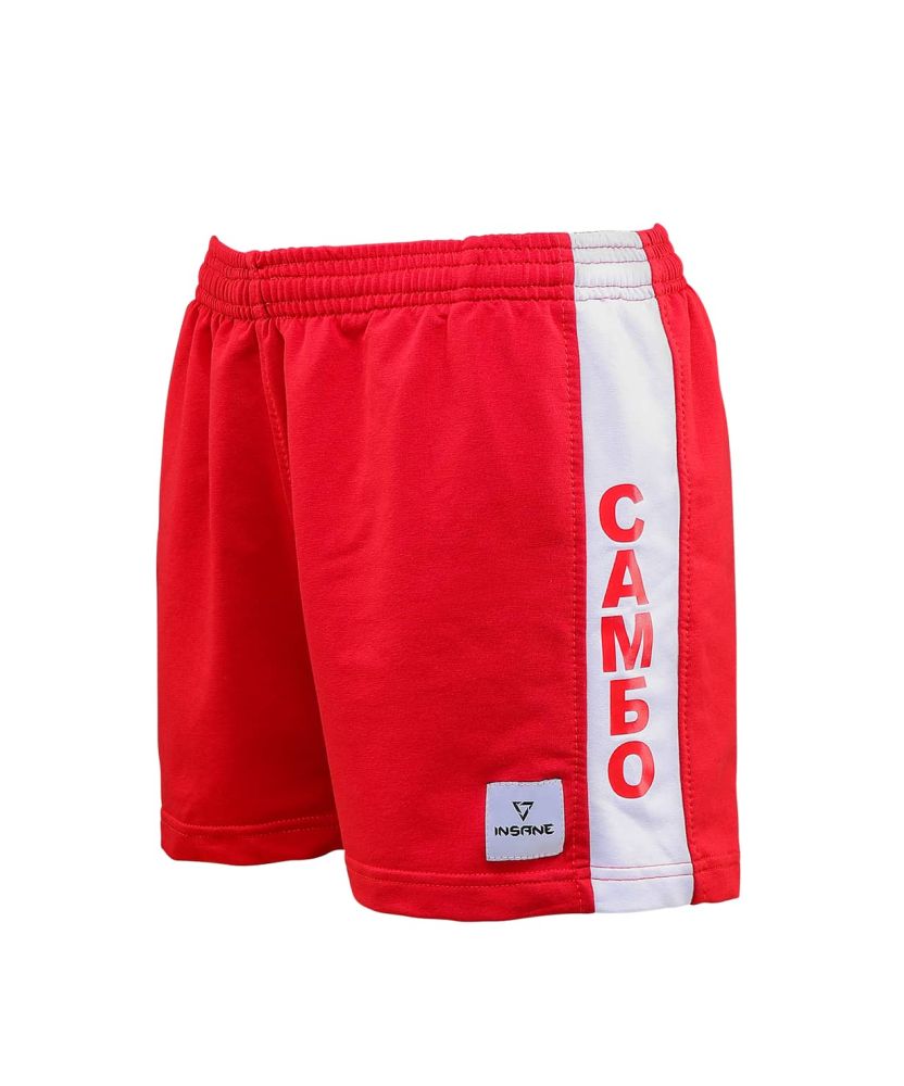 Фотографии Шорты для самбо Insane Start, хлопок, красный