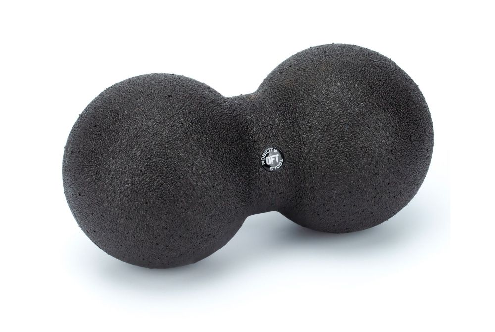 Фото Шар массажный сдвоенный 24 х 12 см черный