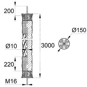 Фотографии Плетеный канат БРЕВНО Круглое 3,0
