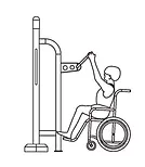 Фотографии Н-013 Турник для колясочников