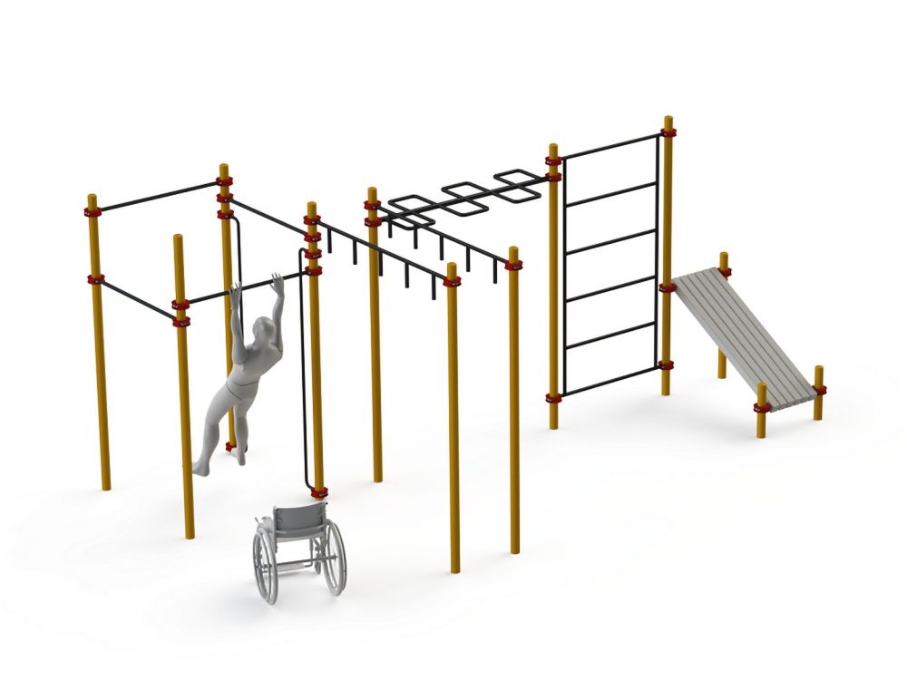 Фото Спортивный комплекс для инвалидов-колясочников  Pioner A11772