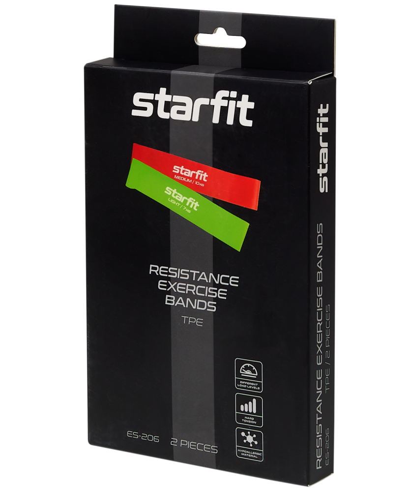 Фотографии Мини-эспандеры ES-206, малиновый/лаймовый, 2 шт