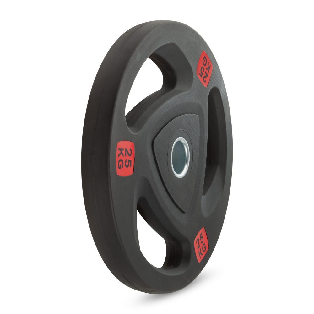 Диск 51 мм. NEO обрезиненный с 3-мя хватами 25 кг, VictoryFit VF-ST51250