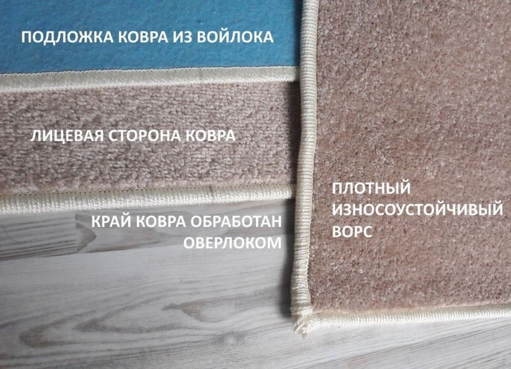 Фотографии Ковер гимнастический соревновательный (толщ. 10мм. войлок+полиамид) 14х14м  Pioner A12575