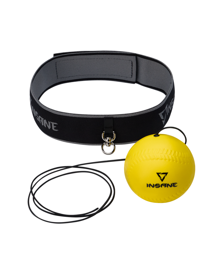 Фото Мяч боевой IN23-FB103 на резинке, желтый