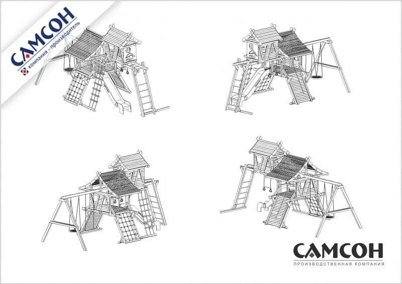 Фотографии Детская игровая площадка Самсон Хижина Санторини