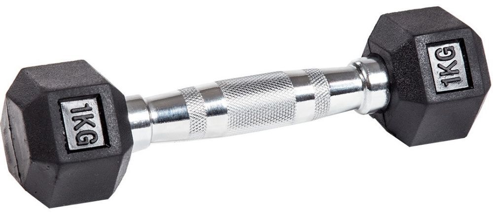 Гантель неразборная гексагональная VF-H010 (1 кг)