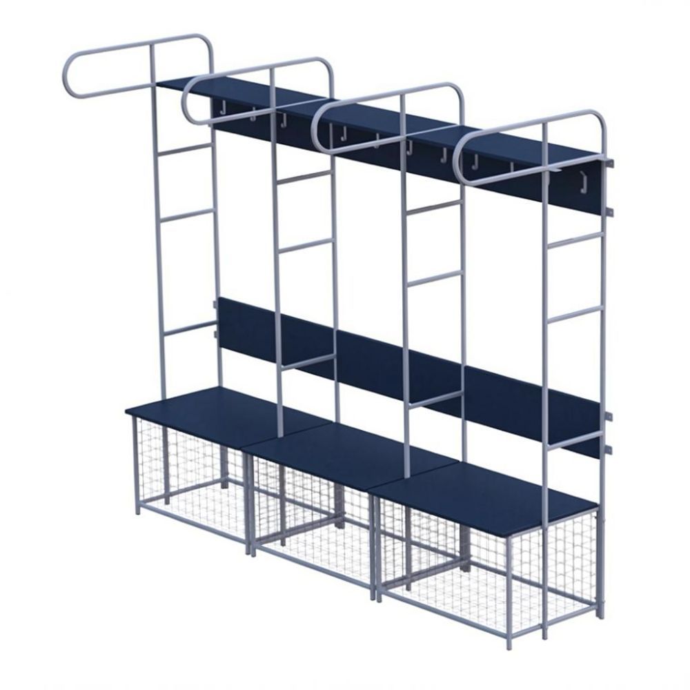 Фото Индивидуальное место хоккеиста ширина 88 см (3-х секционный) Pioner A17214