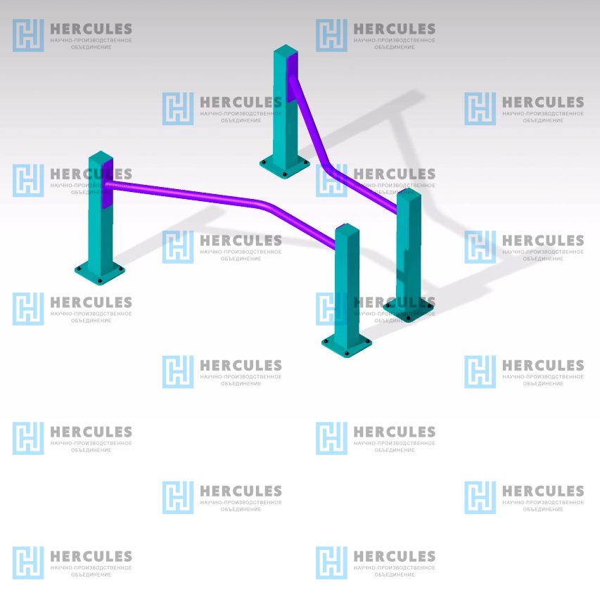 Фото Разноширокие брусья