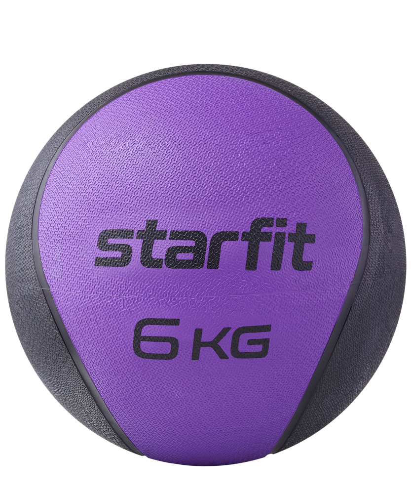 Фото Медбол высокой плотности GB-702, 6 кг, фиолетовый