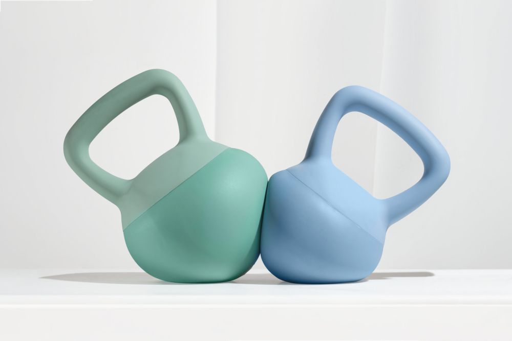 Гиря резиновая 4 кг. VictoryFit VF-KR040