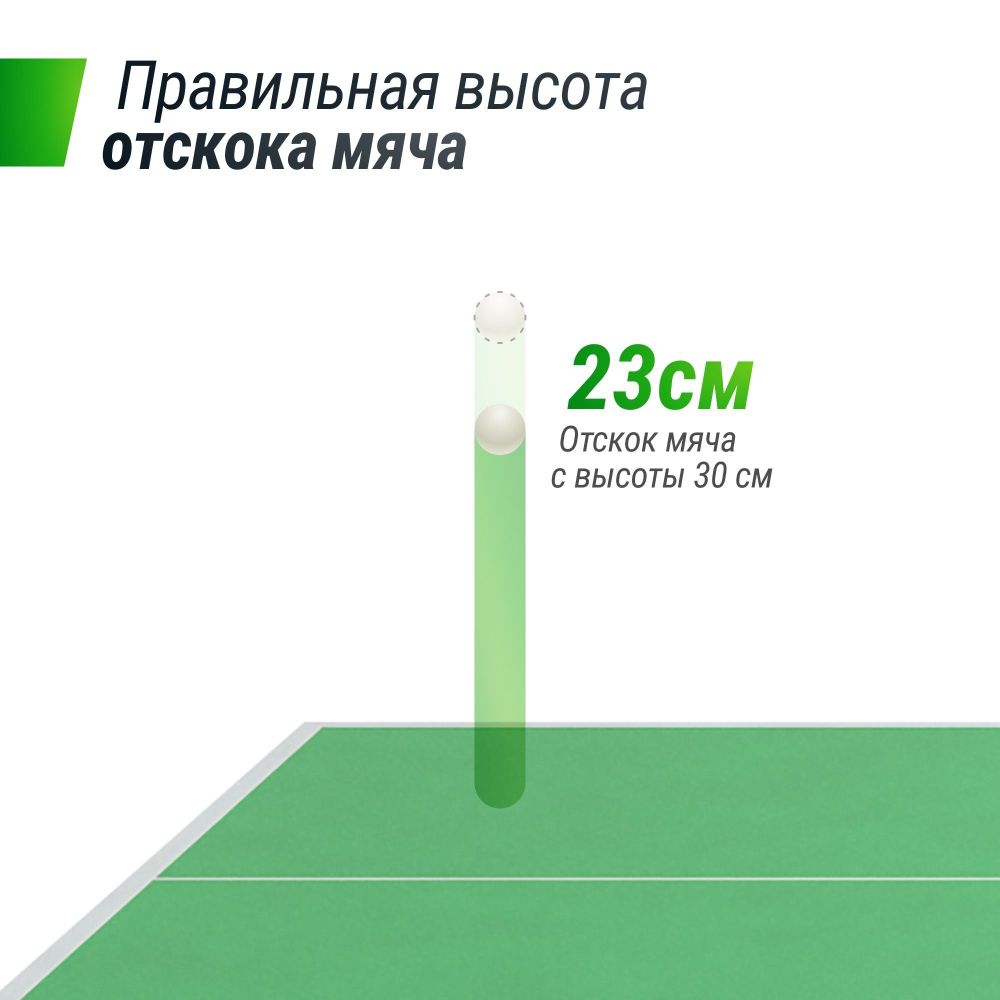Фотографии Всепогодный теннисный стол Unix Line outdoor 14 mm SMC TTS14OUTGR Green