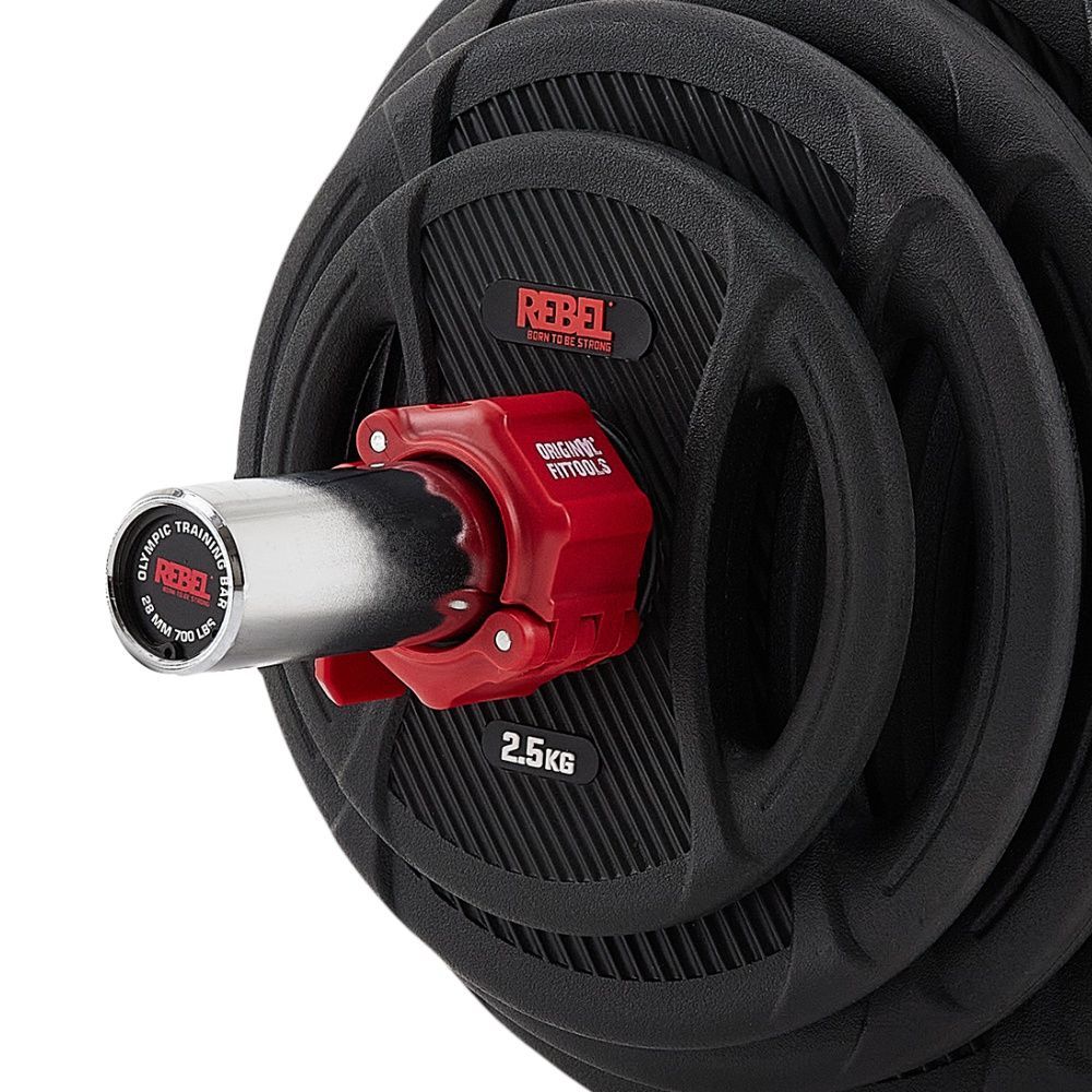 Замки олимпийские пластиковые красные (пара)