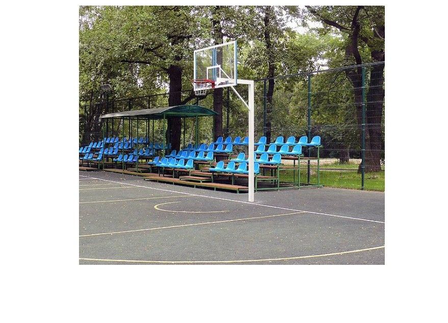 Фотографии Стойка баскетбольная под бетонирование, вынос 1,2 м  Pioner A12655