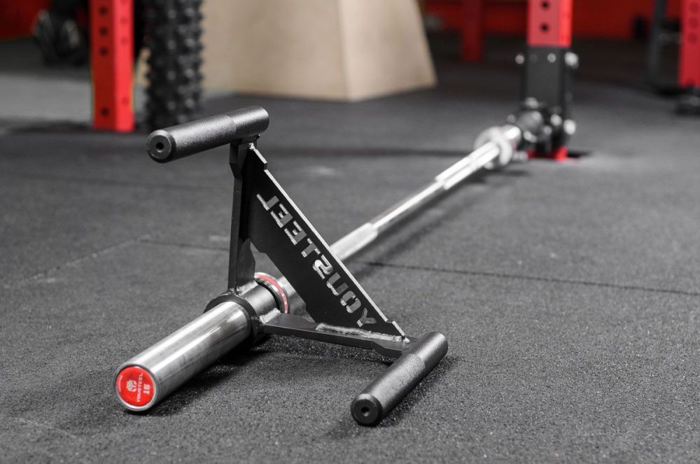 Ручки длинные средний хват для для тяги грифа YouSteel Hard черный