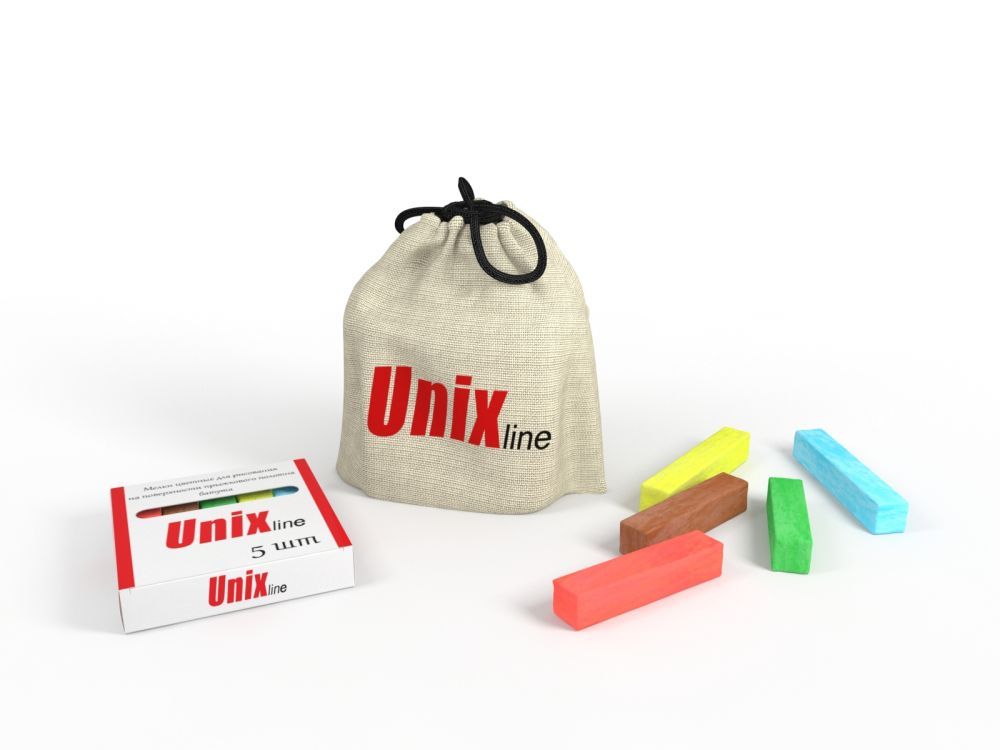 Фотографии Мелки для рисования на батуте UNIX Line (5шт.)
