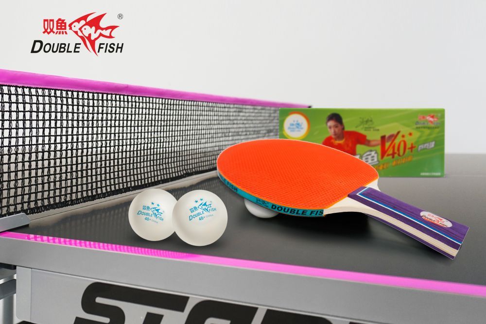 Фотографии Мячи для н/т Double Fish 2* Volant (10 шт/упак.) р-р.40+