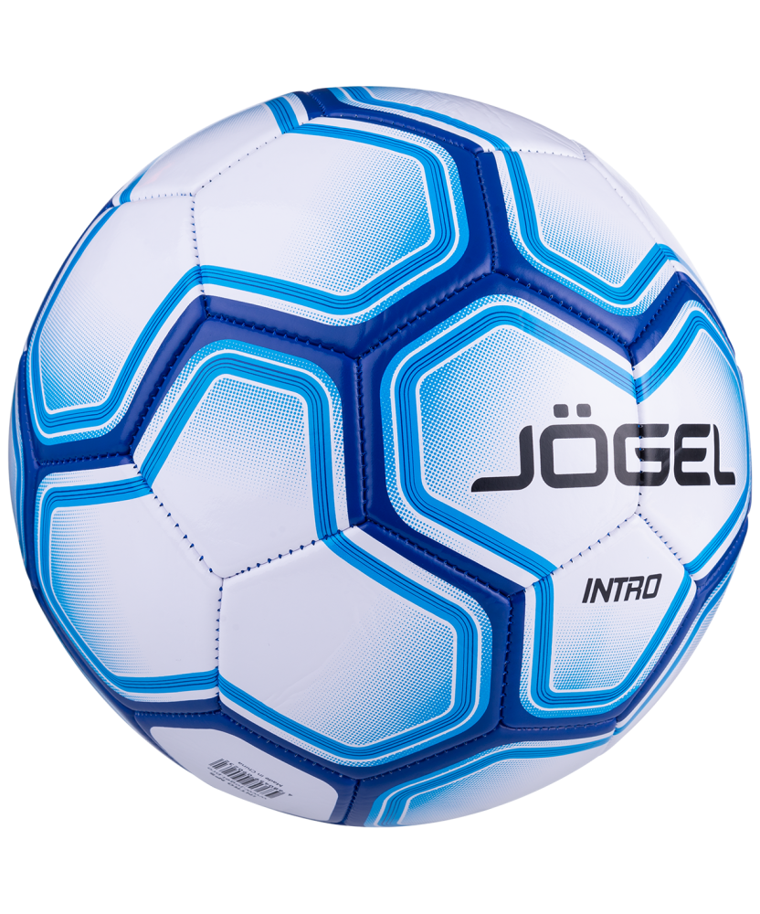 Фотографии Мяч футбольный Intro №5, белый/синий