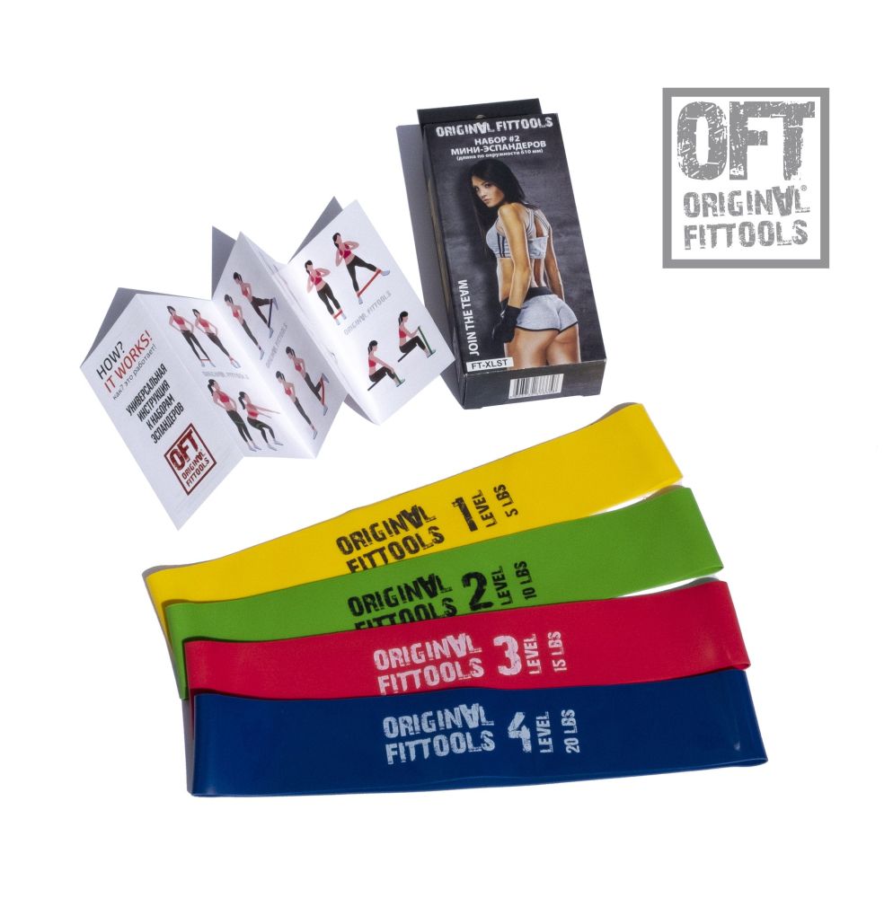 Фото Набор мини-эспандеров длина по окружности 610 мм