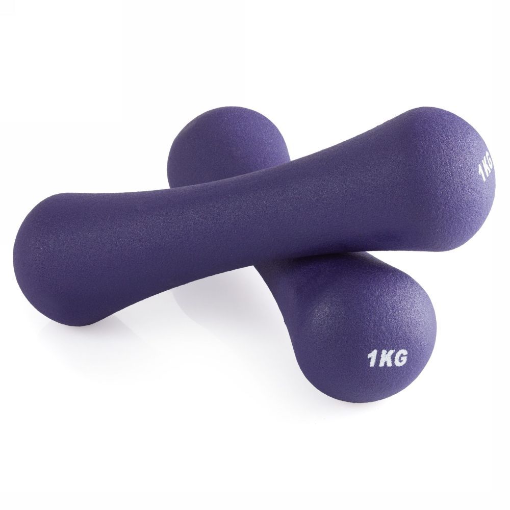 Гантель неразборная 1 кг. неопрен VictoryFit VF-DN010