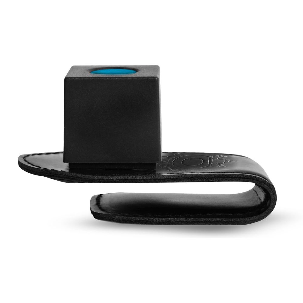 Фотографии Держатель для мела кожаный черный