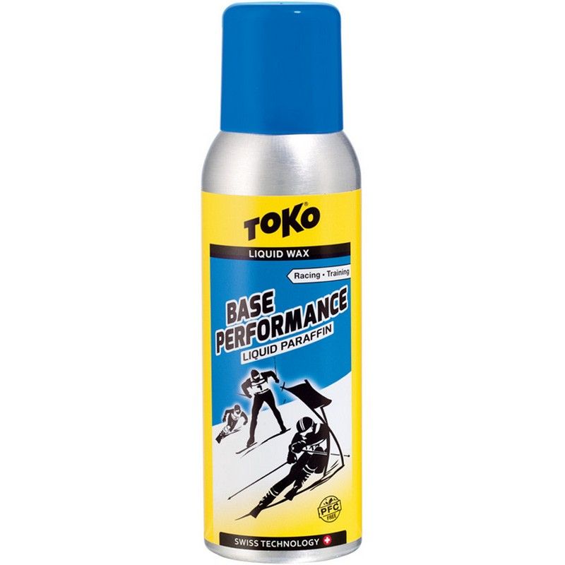 Фотографии Экспресс смазка TOKO Base Performance Liquid Paraffin Blue (-10°С -30°С) 100 ml.