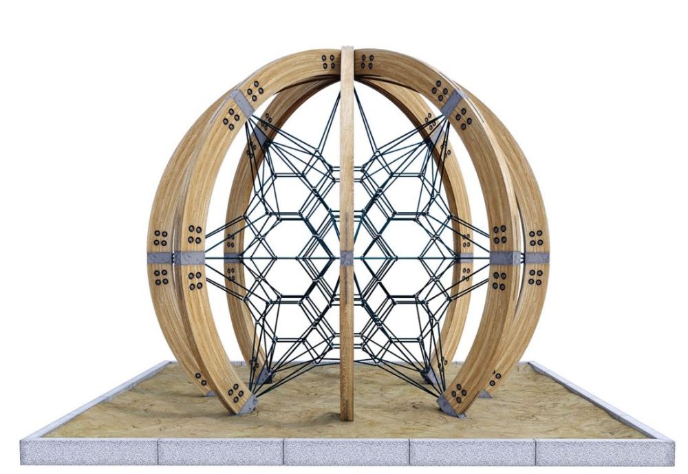 Фото Игровая конструкция для лазания "Портал"