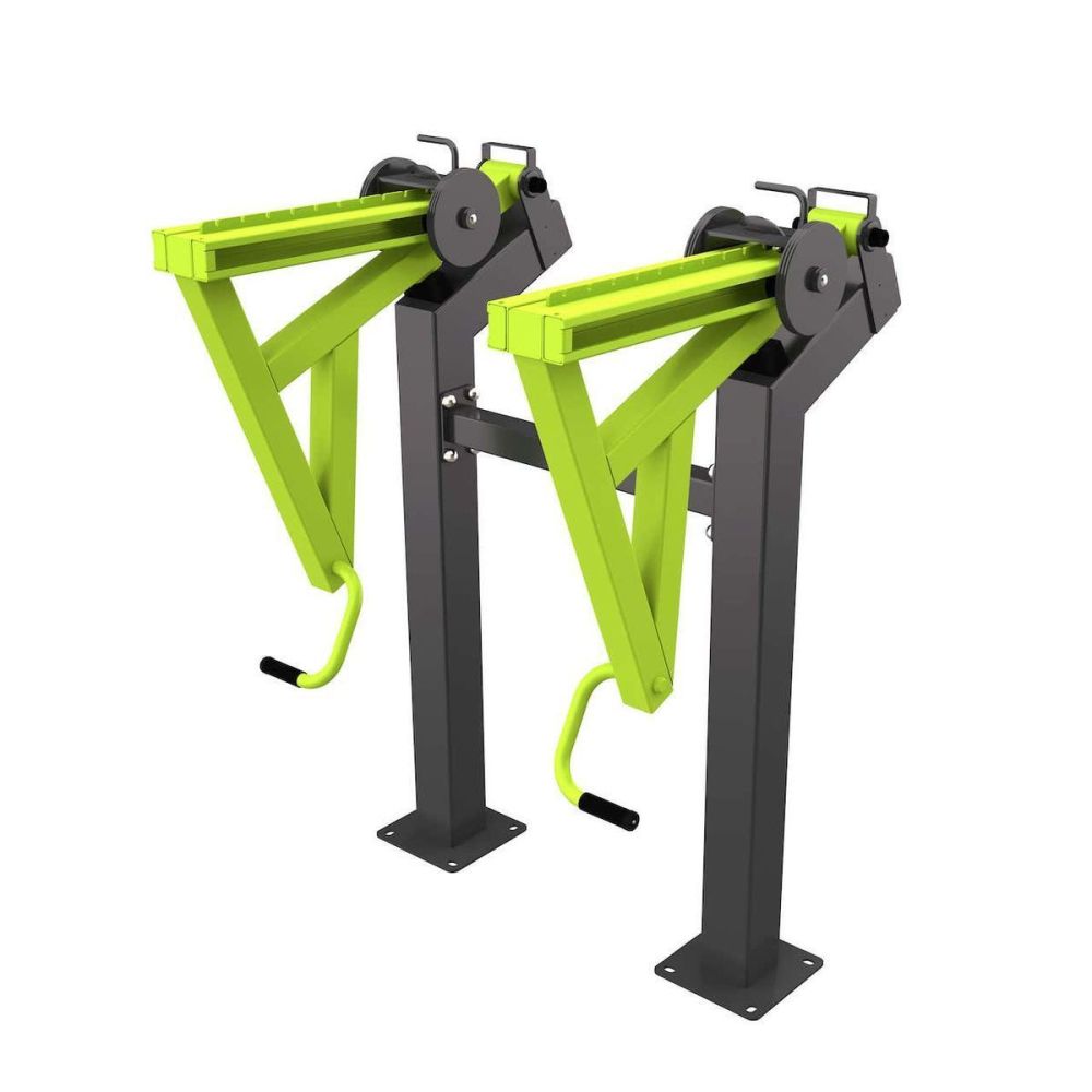 Фото Уличный тренажер Тяга к поясу стоя с переменной нагрузкой