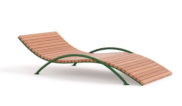 Фото Шезлонг парковый "Отдых 1"