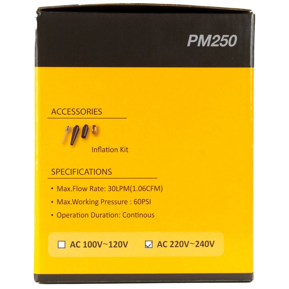 Фотографии Компрессор электрический Torres VOLCANO PM250 серый