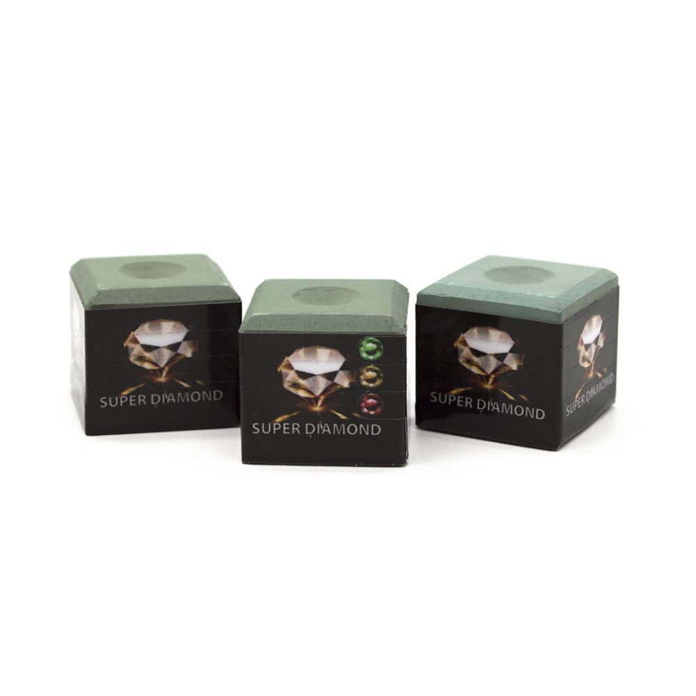 Фотографии Мел "Super Diamond Grey" (зеленый) черная коробка
