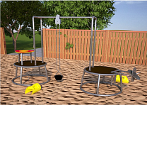 Фотографии Комплекс для игр с песком "Трио Плюс"