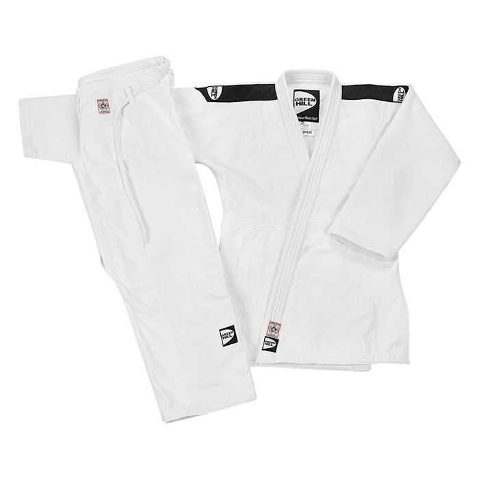Фотографии Кимоно Дзюдо Green Hill Super одобрено IJF JSS-10211, белое