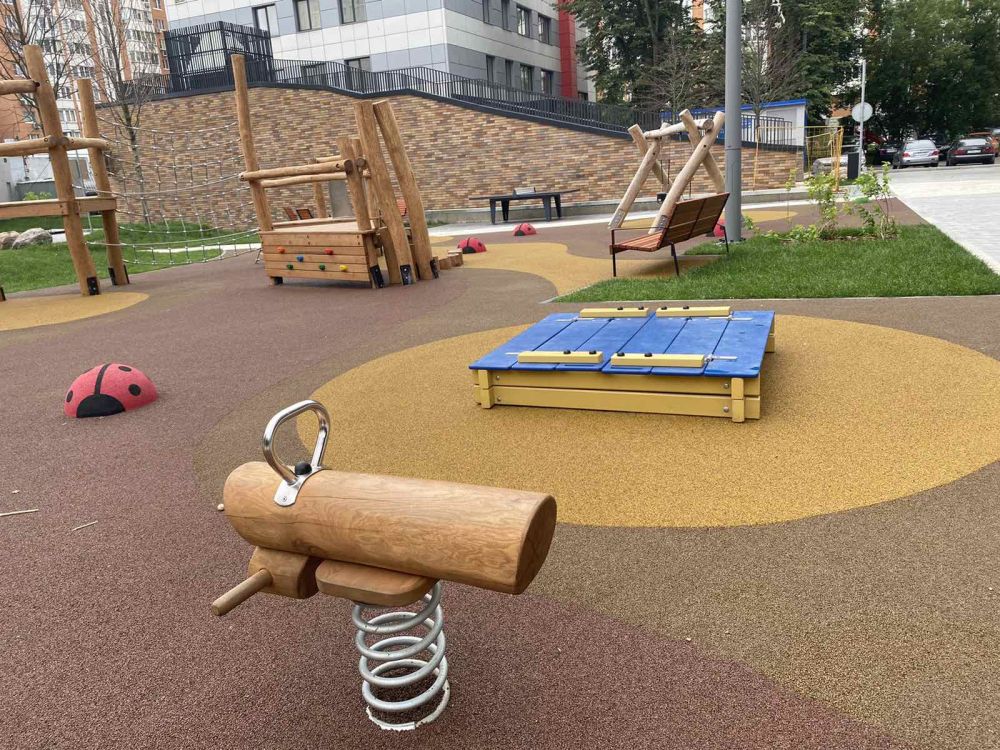Фотографии Качалка на пружине HARDWOOD «Гарленд»