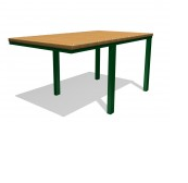 Фото УТИ-027 Стол уличный с местом для кресла-коляски