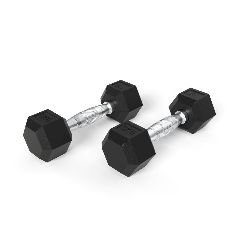 Гантели DFC гексаг.обрез. 5кг (пара) DB001-5