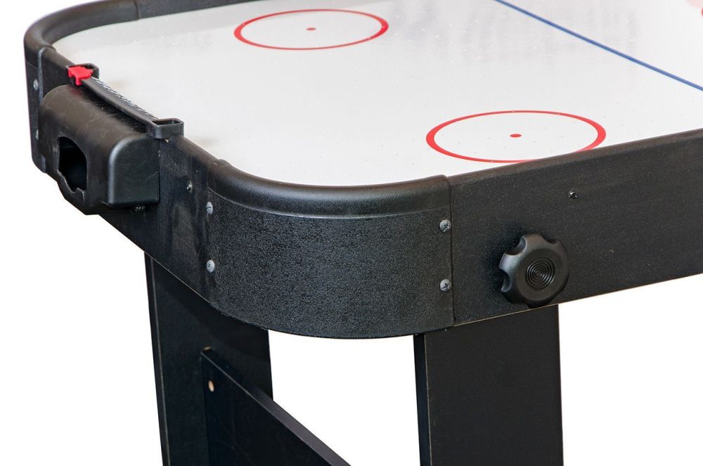 Фотографии Игровой стол - аэрохоккей "Jersey" 4 ф (черный, складной)