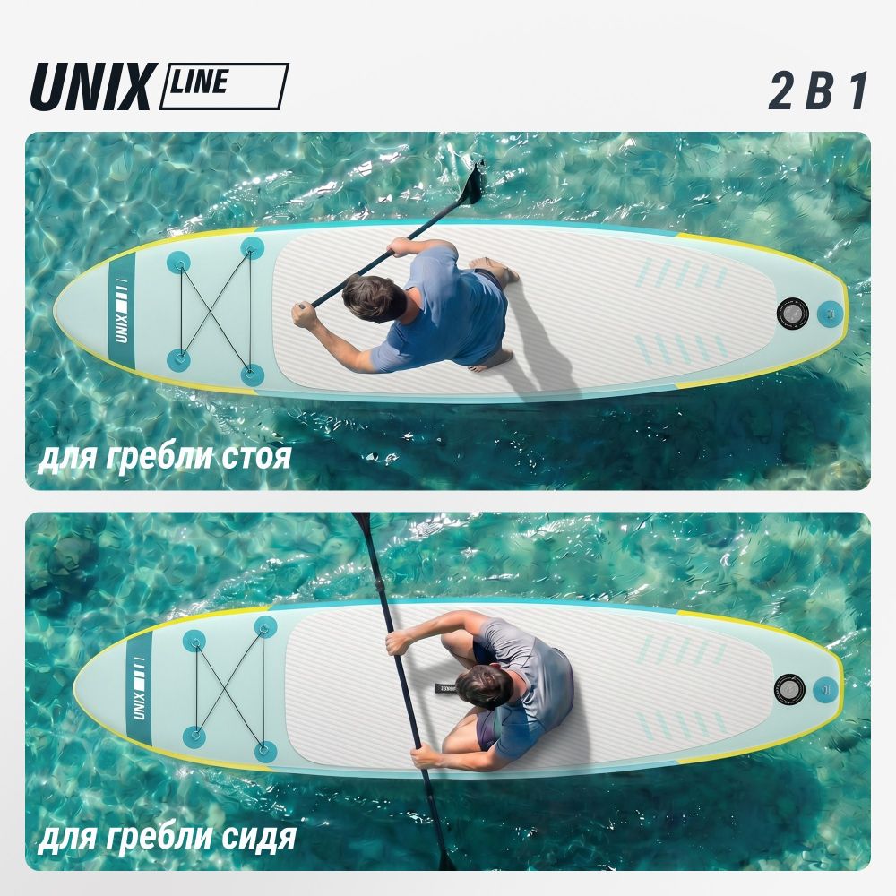 Фотографии SUP-борд UNIX Line Голубая лагуна / Blue Lagoon (320 см)