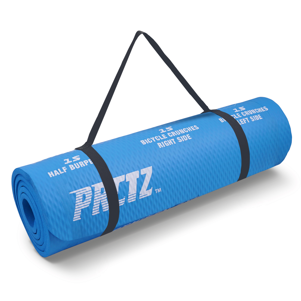 Фото Коврик для фитнеса в комплекте с ремнем-стяжкой PRCTZ ALL PURPOSE FITNESS MAT,183х61х1см.