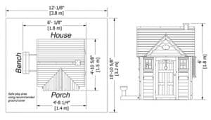 Фотографии Детский игровой домик Кедровый дом
