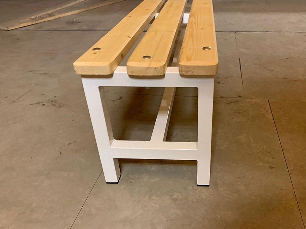 Фотографии Скамейка для раздевалки без спинки, 100см Pioner A16373