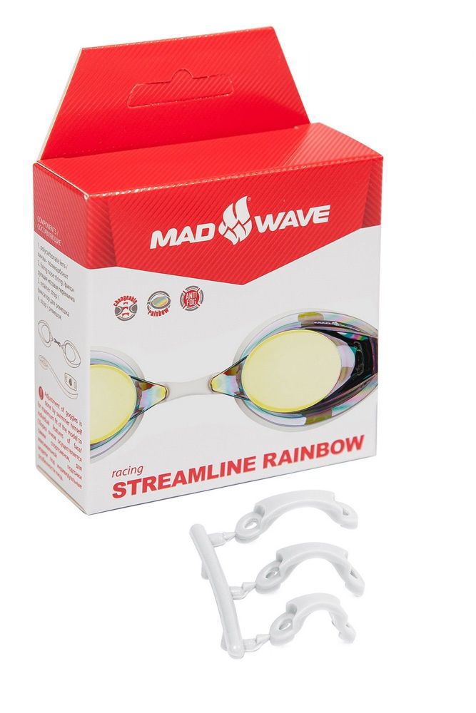 Фотографии Стартовые очки Mad Wave Streamline Rainbow M0457 03 0 09W пурпурный