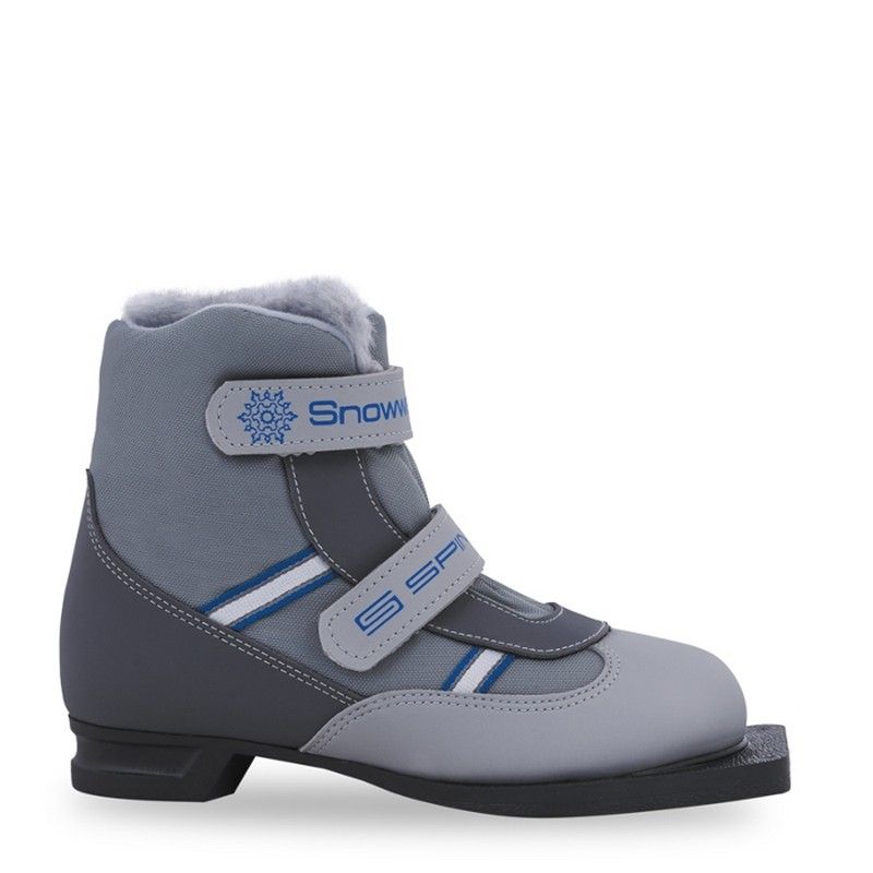 Фотографии Лыжные ботинки Spine NN75 Kids Velcro/Baby 104 серый