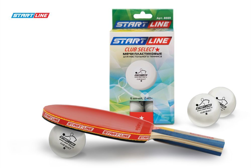 Фотографии Мячи Start line Club Select 1* New (6 шт, бел.)