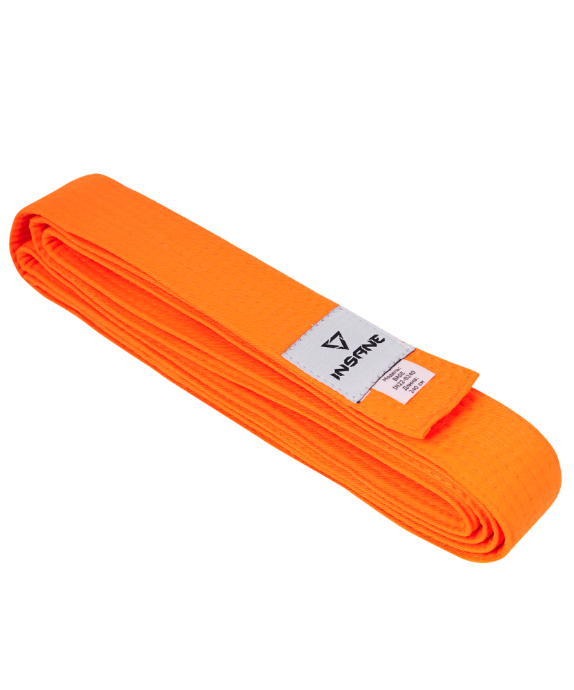 Фото Пояс для единоборств BASE, хлопок/полиэстер, оранжевый, 240 см